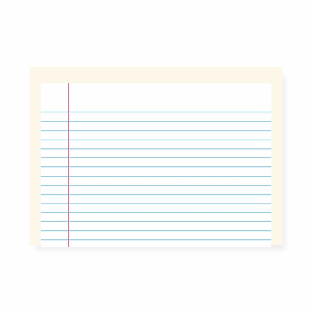 Blue Lined Note Paper